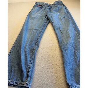 Chaps Vintage Jeans Straight Leg Medium Wash 33x32 Mens Denim Classic Casual